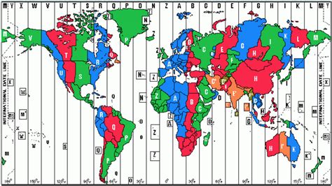 世界时间地图图片
