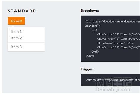 jquery点击按钮显示下拉菜单插件SweetDropdown下载 - 菜单导航 - 代码笔记 - 分享喜爱的代码 做勤奋的人