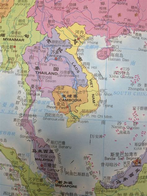 柬埔寨地图高清版大图,柬埔寨位置,柬埔寨_大山谷图库