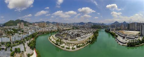 贵州铜仁城市风光航拍mp44K视频素材-第14671个作品