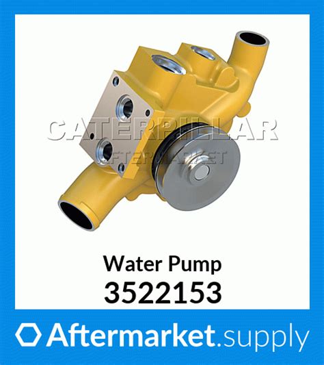 3522153 - Water Pump (1238393, 1593141, 7E3456) fits Caterpillar ...
