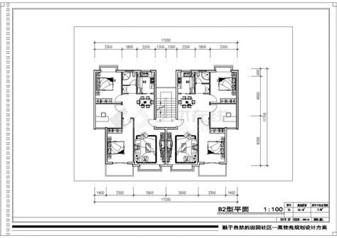 上海市裕华佳苑小区经典实用的平面户型设计CAD图纸_住宅小区_土木在线