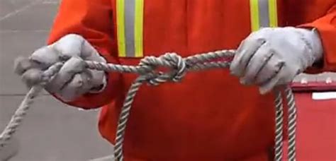 25种常用消防安全绳打结方法，一种很重要的逃生设备！