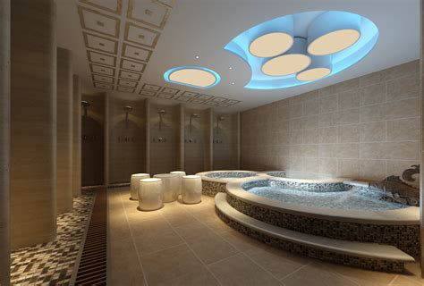 豪华浴池设计图__室内模型_3D设计_设计图库_昵图网nipic.com