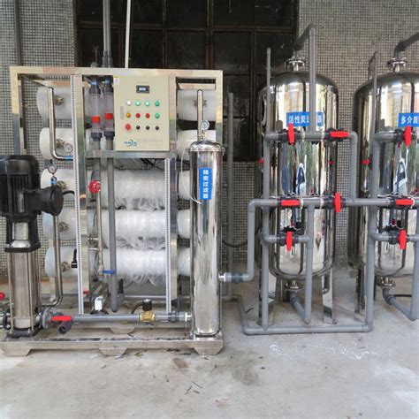 RO单级反渗透设备工业纯净水设备净水处理系统全自动去离子水机-阿里巴巴