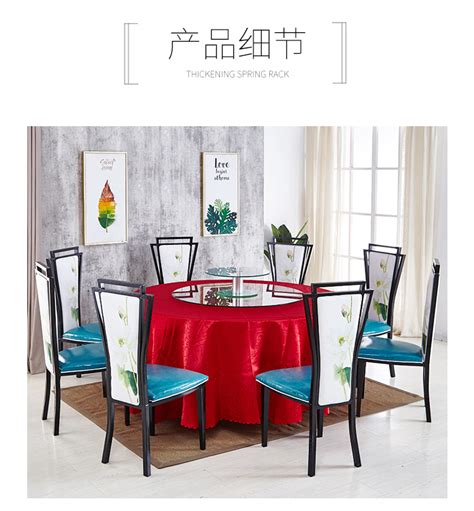 新中式岩板圆桌酒店餐桌椅组合8人大圆桌大理石1.8米全实木圆餐桌-阿里巴巴