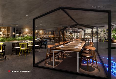 西安在这里BBQ烤肉大唐西市店 - 餐饮空间 - 第5页 - 北京海岸设计作品案例