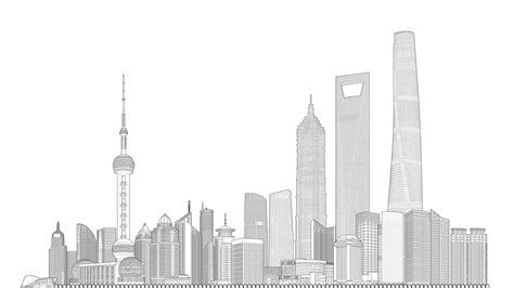 上海 SHANGHAI 陆家嘴 东方明珠 矢量图|插画|创作习作|QIUYUEN - 原创作品 - 站酷 (ZCOOL)
