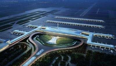 湖北鄂州花湖机场（建设中）-VR全景城市