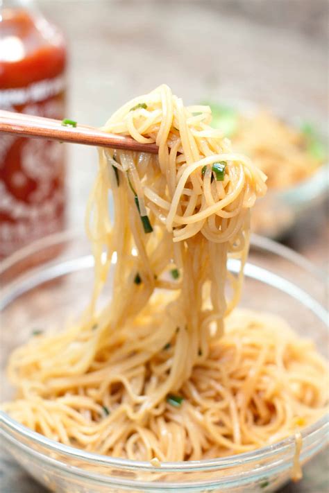 15 Minute Garlic Fried Noodles - Served From Scratch