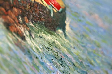 油画棒手绘大海 - 堆糖，美图壁纸兴趣社区