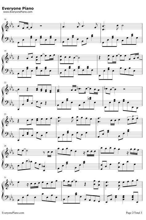 后来简易版钢琴谱 -刘若英-曲谱网