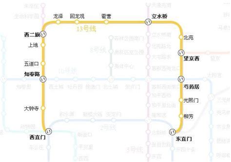 【北京地铁线路图】13号线地铁线路图_时间时刻表 - 你知道吗