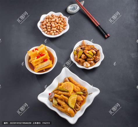 小吃拼盘,中国菜系,食品餐饮,摄影素材,汇图网www.huitu.com