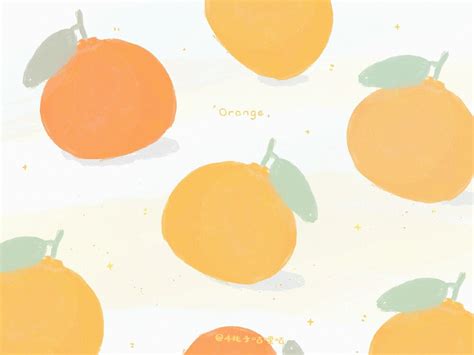 夏日 橘子 平板 电脑 壁纸 - 堆糖，美图壁纸兴趣社区