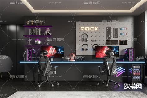 现代电玩城3D模型下载【ID:784685023】_知末3d模型网