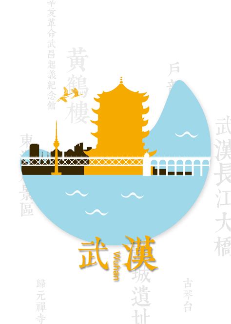 武汉印象旅游宣传海报_红动网