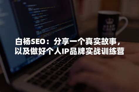 白杨SEO：分享一个真实故事，以及做好个人IP品牌实战训练营介绍（白杨seo课程）-悠易科技CDP
