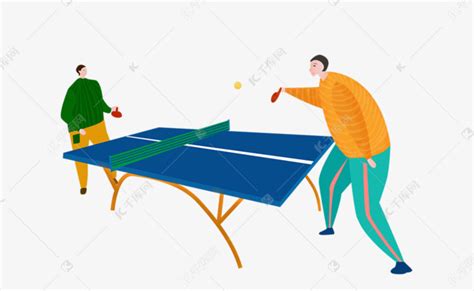 全民健身打乒乓球素材图片免费下载-千库网