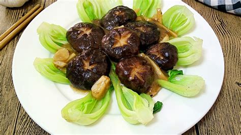 创意摆盘~蚝油香菇油菜 - 创意摆盘~蚝油香菇油菜做法、功效、食材 - 网上厨房