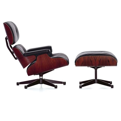 休闲椅伊母斯Eames Lounge Chair and Ottoman躺椅 办公书房椅 弯板椅