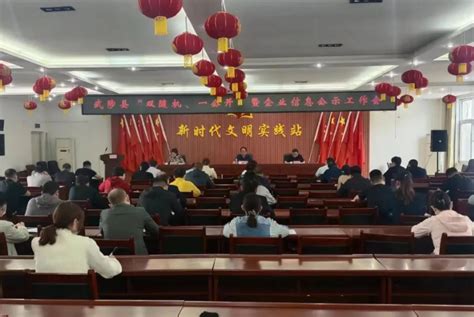 武陟县召开2022年度“双随机、一公开”暨企业信息公示工作会