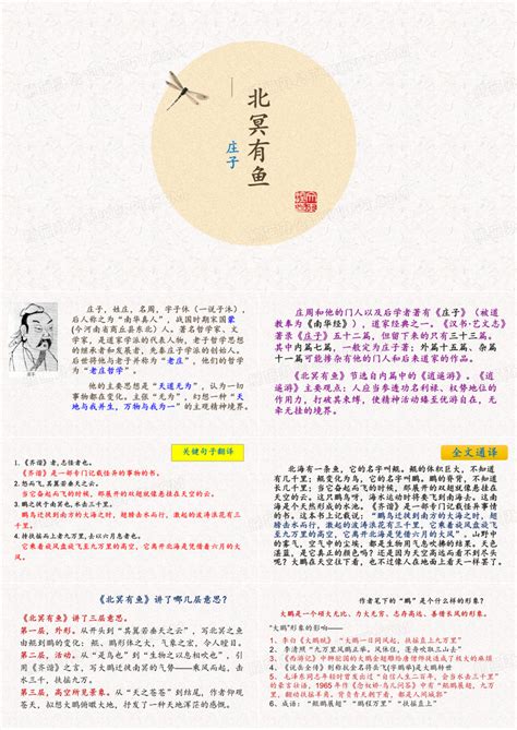 初中语文人教部编版八年级下册北冥有鱼优秀ppt课件-教习网|课件下载
