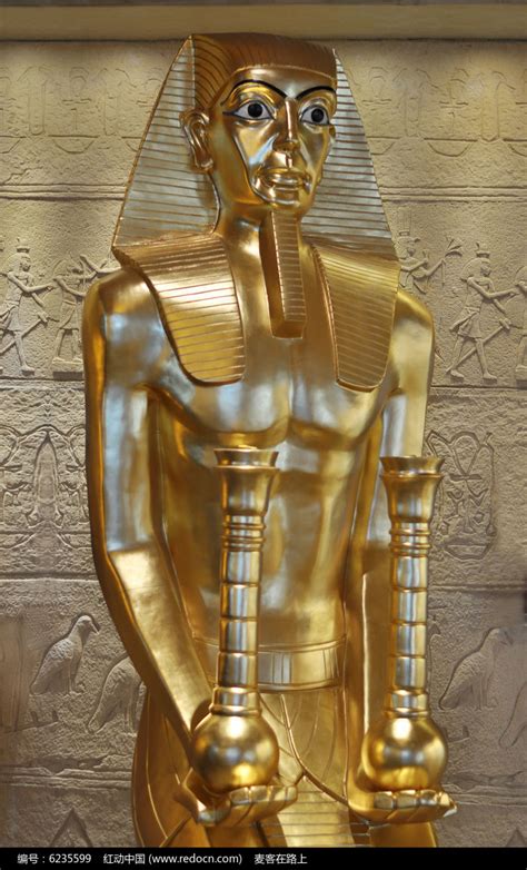 埃及法老雕像高清图片下载_红动中国