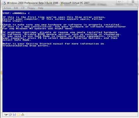 Windows 2000 Problem - BetaArchive