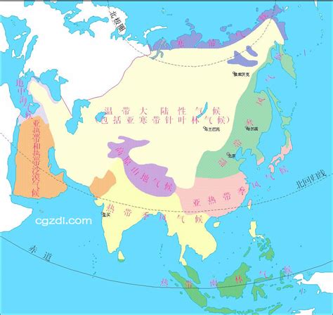 中国气候类型图-简介 - 中国地理地图 - 地理教师网