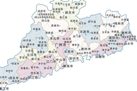 广东省地图-快图网-免费PNG图片免抠PNG高清背景素材库kuaipng.com