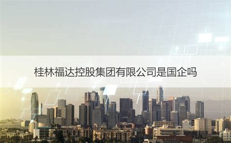 桂林福达控股集团有限公司是国企吗【桂聘】