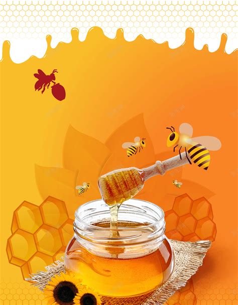 保健品天然蜂蜜广告宣传海报模板图片下载 - 觅知网