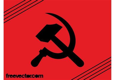 共产主义锤子和镰刀象 - NicePSD 优质设计素材下载站