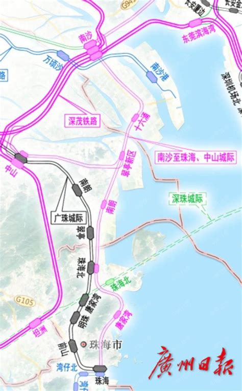 最新！广州地铁18号线南延段支线拟进中山市区