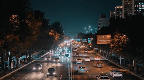上海城市夜景车流高清图片下载-正版图片500277206-摄图网