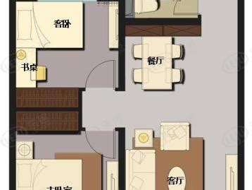 阳光城新界3室2厅1卫户型图-上海乐居