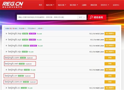域名+商标又一案例：国安率先注册“北京FC”域名和商标-REG.CN-梦想从“域名”开始！
