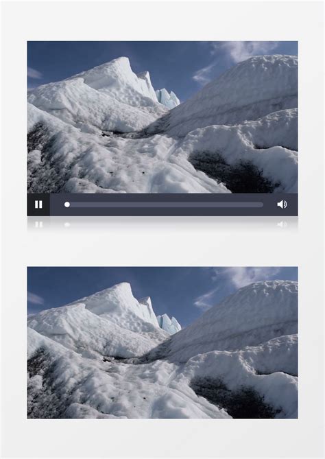 雪山融水实拍视频MP4视频素材模板下载_mp4_图客巴巴