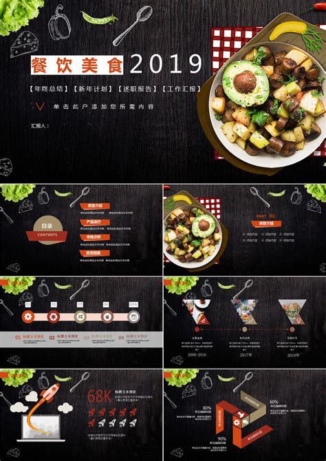 餐饮美食策划方案营销计划书PPT模板_PPT模板 【OVO图库】