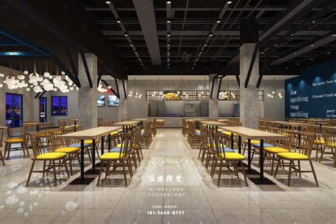 华北水利水电大学二食堂设计-梵意空间设计