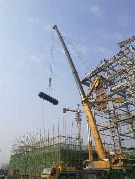 淮北市杜集区生物质热电项目#1机组锅炉汽包顺利吊装-国际新能源网