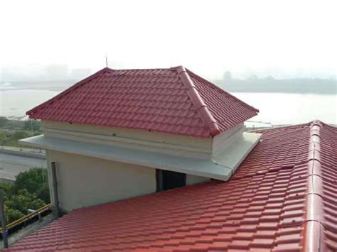 蓝色陶瓷屋面瓦新中式罗曼瓦灰色连锁波纹陶土屋顶瓦片可安装施工-阿里巴巴