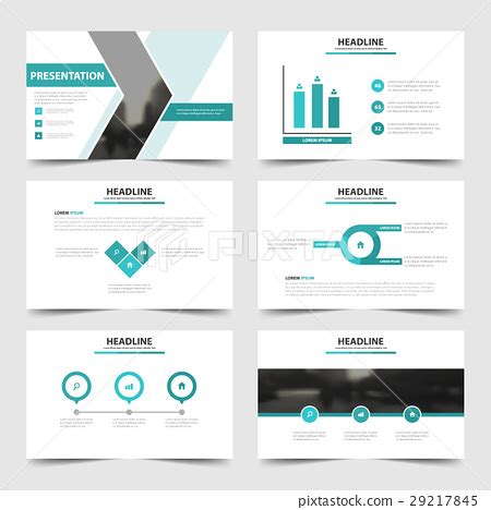 presentation templates Infographic elements blue - Stock Illustration ...