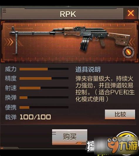 《穿越火线枪战王者》RPK值不值得买 RPK解析_九游手机游戏