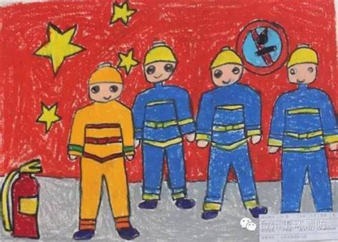 消防绘画图片简笔画,简单,儿童画(第10页)_大山谷图库