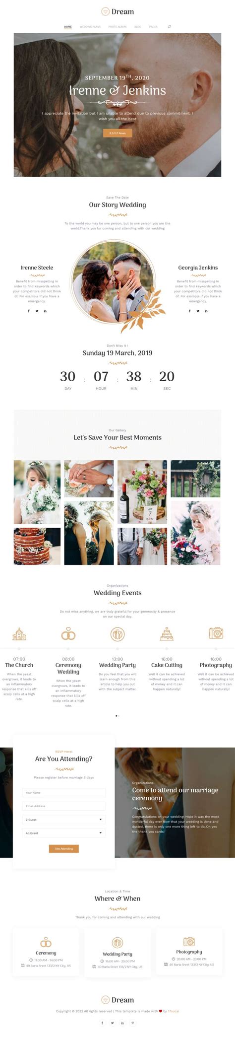 关于婚礼策划的网站设计，大气的婚庆公司网站模板-17素材网