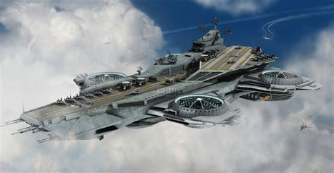 神盾局空天母舰-CG模型网（cgmodel)-让设计更有价值!