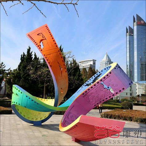 不锈钢大型户外广场景观雕塑-不锈钢雕塑-曲阳县艺谷园林雕塑有限公司