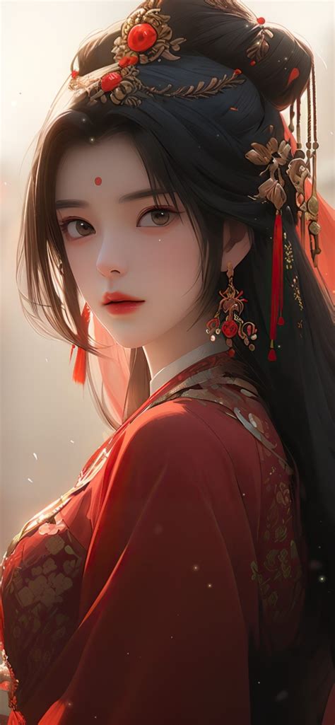 古风动漫红妆女头像图片